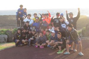 アルティメットＵ20日本代表メン部門チーム八丈島合宿