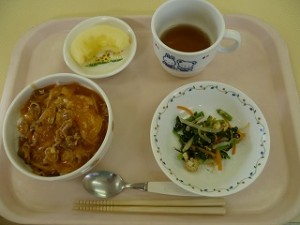 11月21日給食（ことり組）