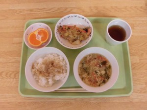 1月16日給食（さくら）