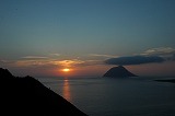 大坂トンネル 夕日