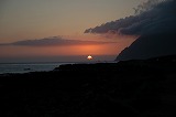 大潟浦 夕日
