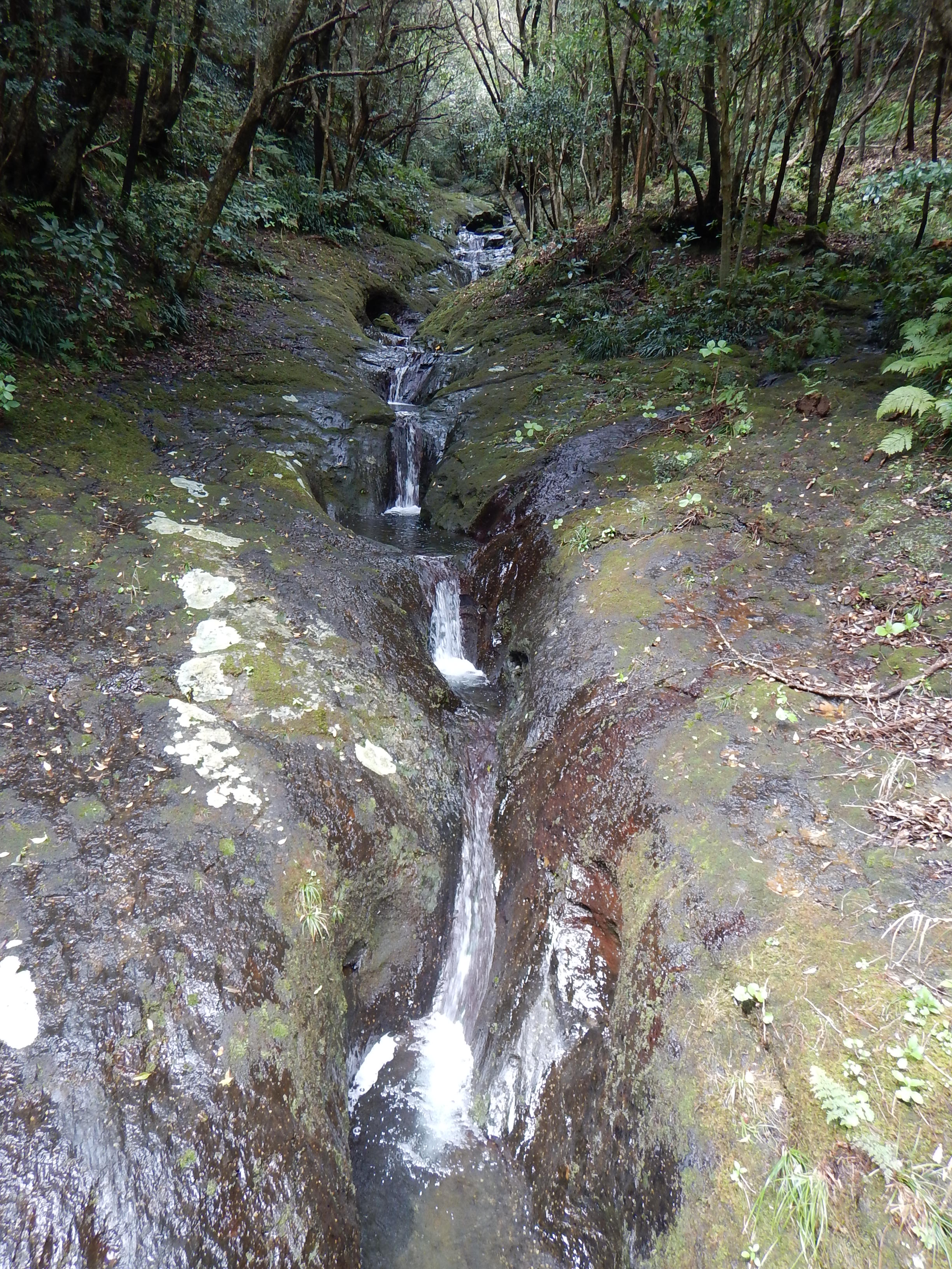 こん沢林道甌穴群