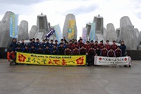 早大サッカー部・明大サッカー部八丈島合同合宿