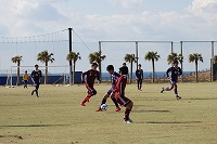 早大サッカー部・明大サッカー部八丈島合同合宿