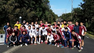 早稲田大学サッカー部・明治大学サッカー部八丈島合同合宿