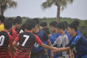 東京情報大学サッカー部八丈島合宿