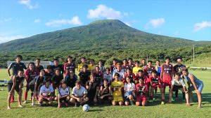 東京情報大学サッカー部八丈島合宿