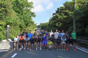 東京情報大学サッカー部八丈島合宿