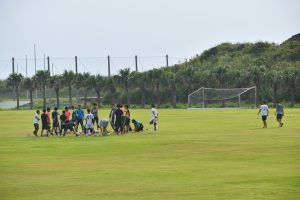 東京情報大学サッカー部八丈島合宿