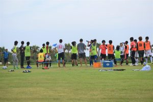 東京情報大学サッカー部八丈島合宿