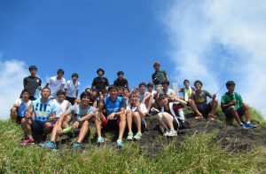 東京情報大学サッカー部八丈島合宿