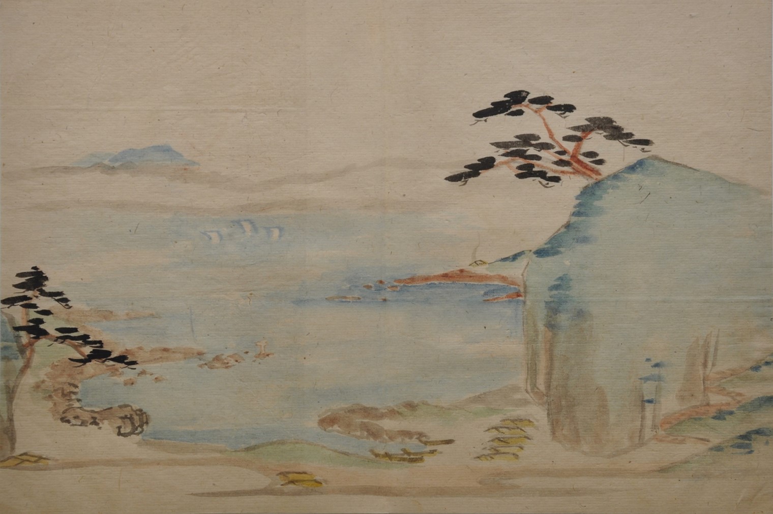八丈八景④　神湊帰帆