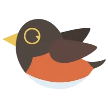 アカコッコのイラスト