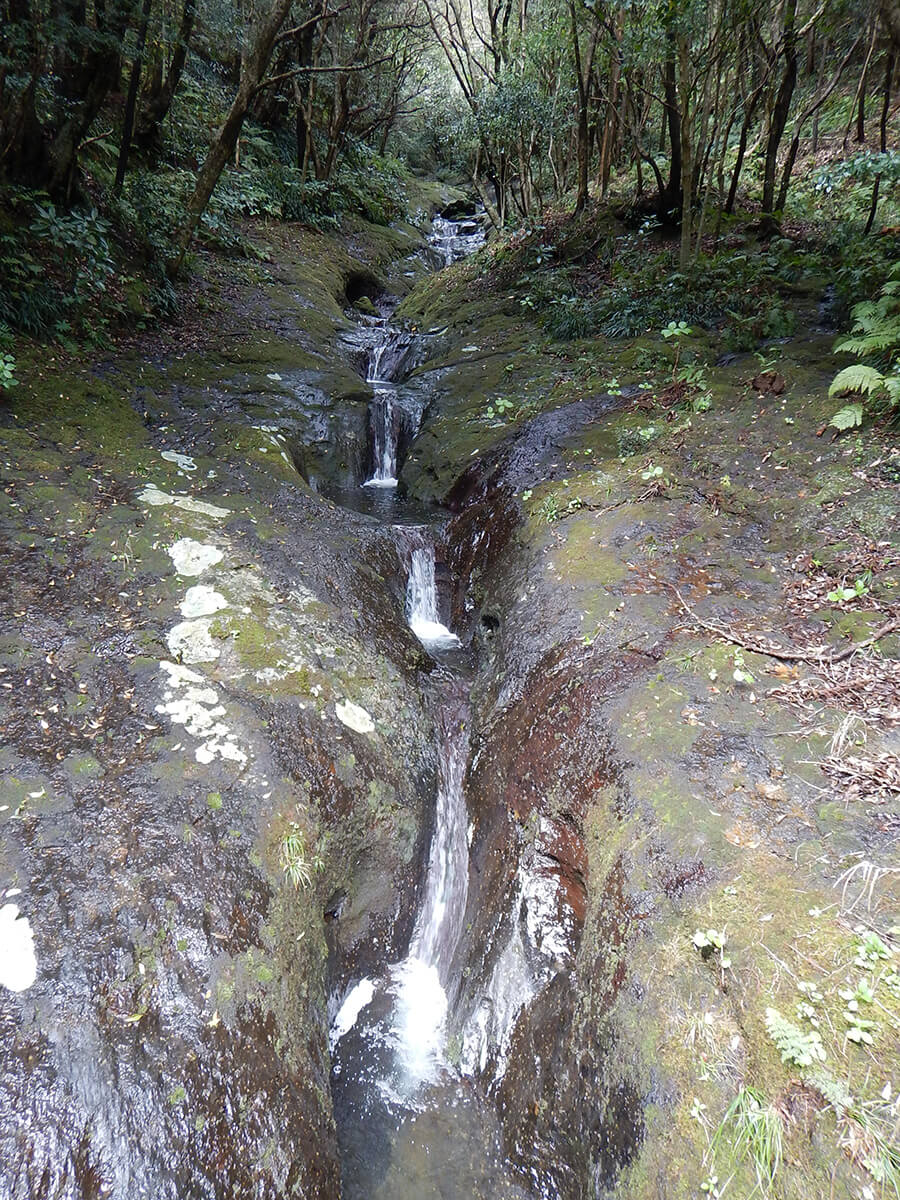 こん沢林道甌穴群の写真