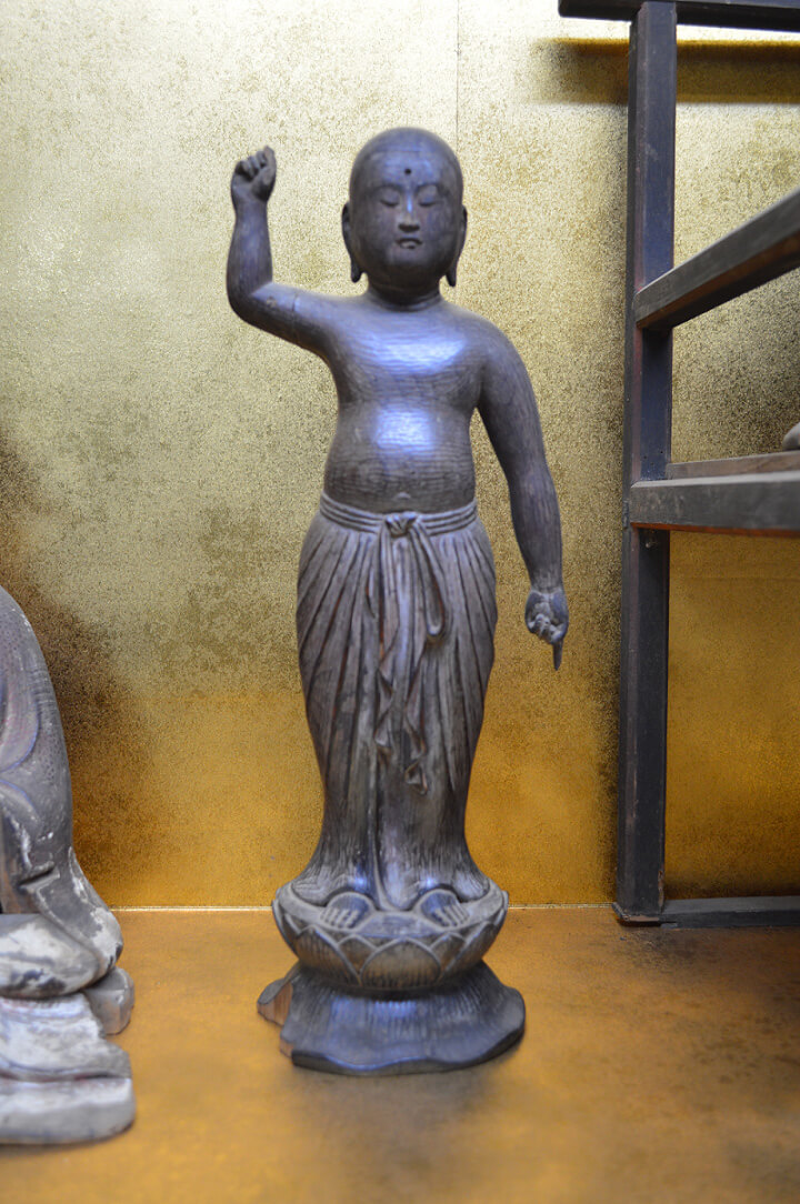 木造誕生釈迦仏立像 民部作の写真